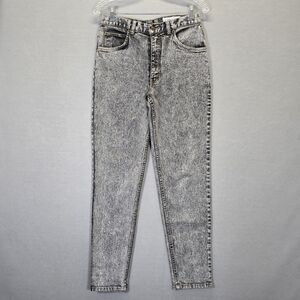 Retro Vintage LAWMAN High-Waisted Acid Wash Grey Women’s Jeans Size 32 Tag Y2K
